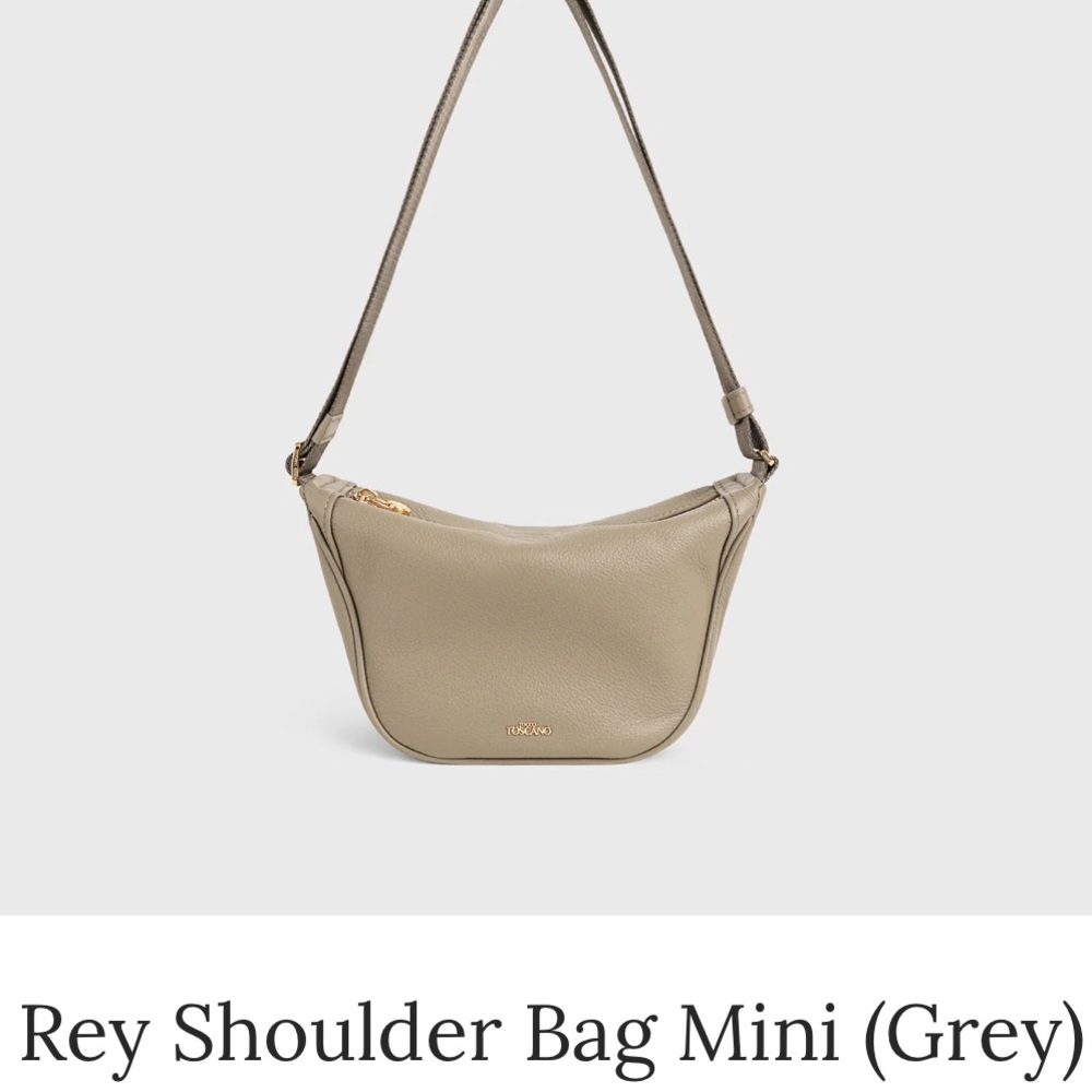 Tocco Toscano - Rey Shoulder Bag Mini - Grey / Taupe